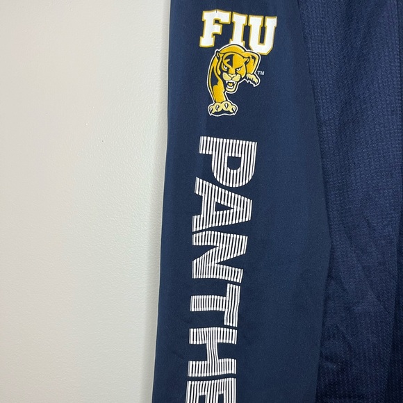 Florida International FIU Panthers Adidas Climalite Long Sleeve Hoodie Shirt XL - Picture 3 of 4